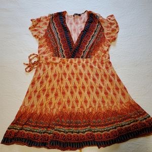 Boho Wrap Dress